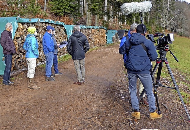 <BZ-FotoAnlauf>TV-Dreh</BZ-FotoAnlauf>...Erneuerbare Energien Kleines Wiesental  | Foto: Sonja Eiche