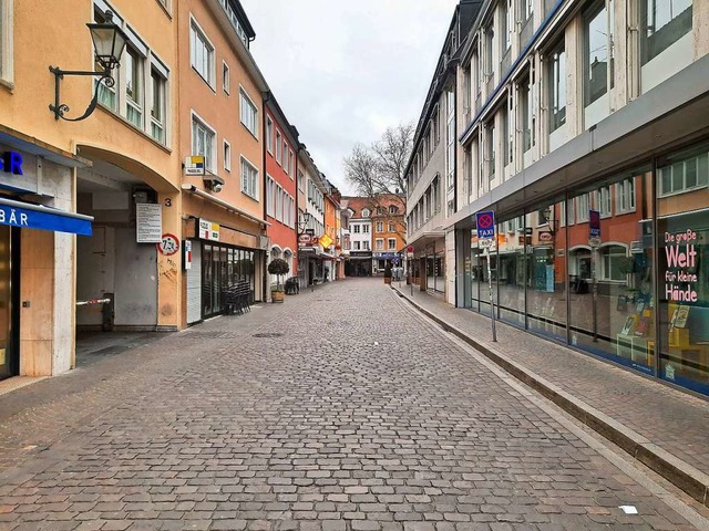 Freiburg im Mai 2020: keine Touristen, weniger bernachtungen.  | Foto: Michael Bamberger