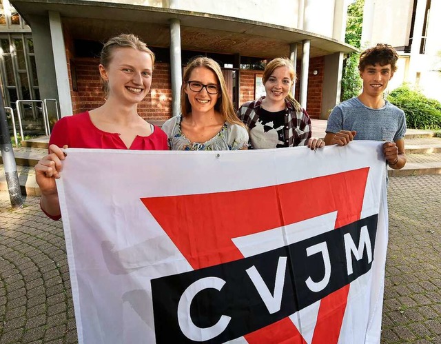Im CVJM aktiv (von links): Clara Fuchs...ei, Ronja Christ und Johannes Zeller.   | Foto: Michael Bamberger