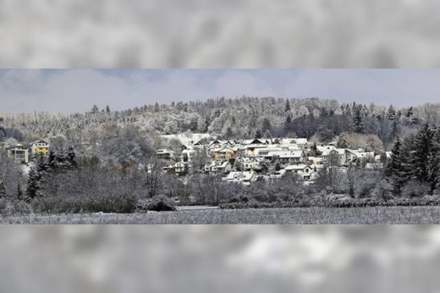 Verschneites Rheinfelden