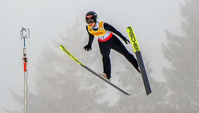 Nur wenige waren gestern in Lahti am Schanzentisch schneller: Quirin Modricker | Foto: Gerhard Koenig via www.imago-images.de Nur wenige waren gestern in Lahti am Schanzentisch schneller: Quirin Modricker | Foto: Gerhard Koenig via www.imago-images.de