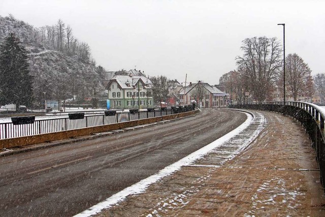 Die Sanierung der Brcke ber den Leop...es der groen Projekte 2021 in Riegel.  | Foto: Ruth Seitz