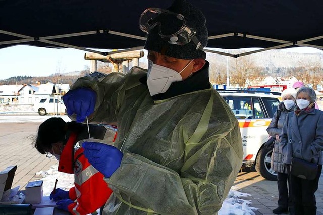 DRK-Kreisverband bietet im Februar 202...s im Brennet-Park in Bad Sckingen an.  | Foto: Stefan Mertlik