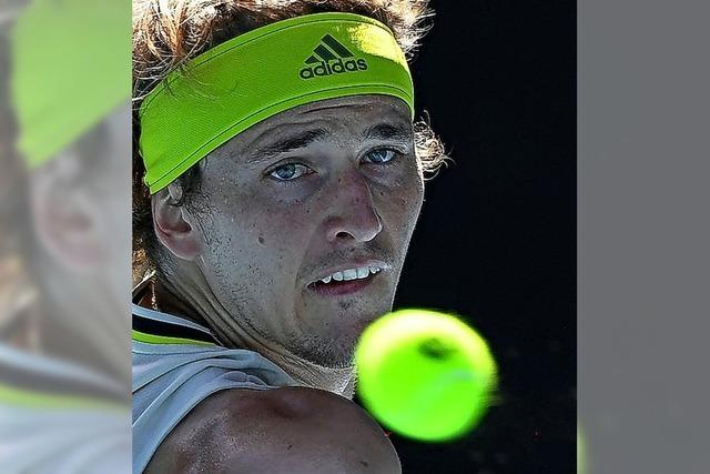 Zverev in Melbourne im Achtelfinale