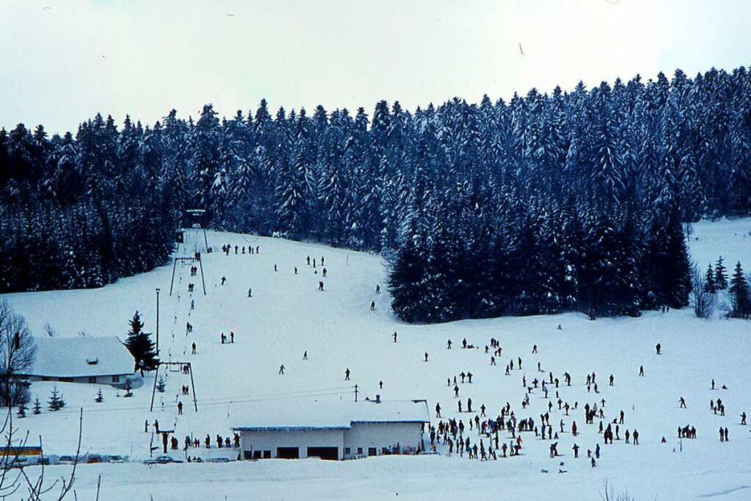 Die vor 50 Jahren angelegte erste Herr...h großen Zuspruch bei den Skifahrern.   | Foto: Wolfgang Adam