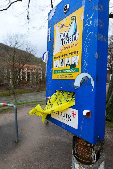 150  Dogset-Spender gibt&#8217;s in der Stadt.  | Foto: Ingo Schneider