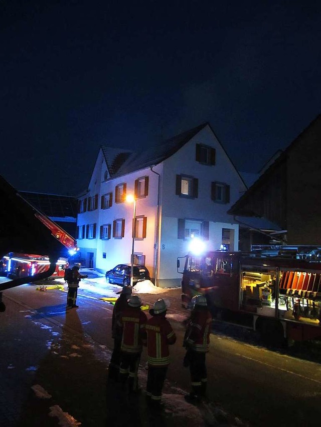 Einsatz fr die Feuerwehr in Egringen  | Foto: Ulrich Senf