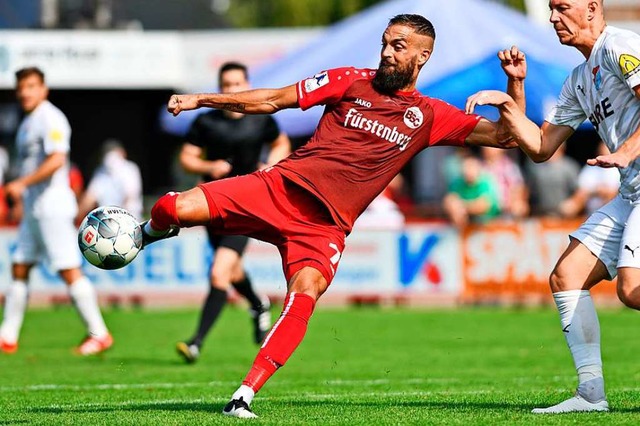 Yannick Hringer sorgte mit seinem ers... Hoffenheim fr die Bahlinger Fhrung.  | Foto: Claus G. Stoll