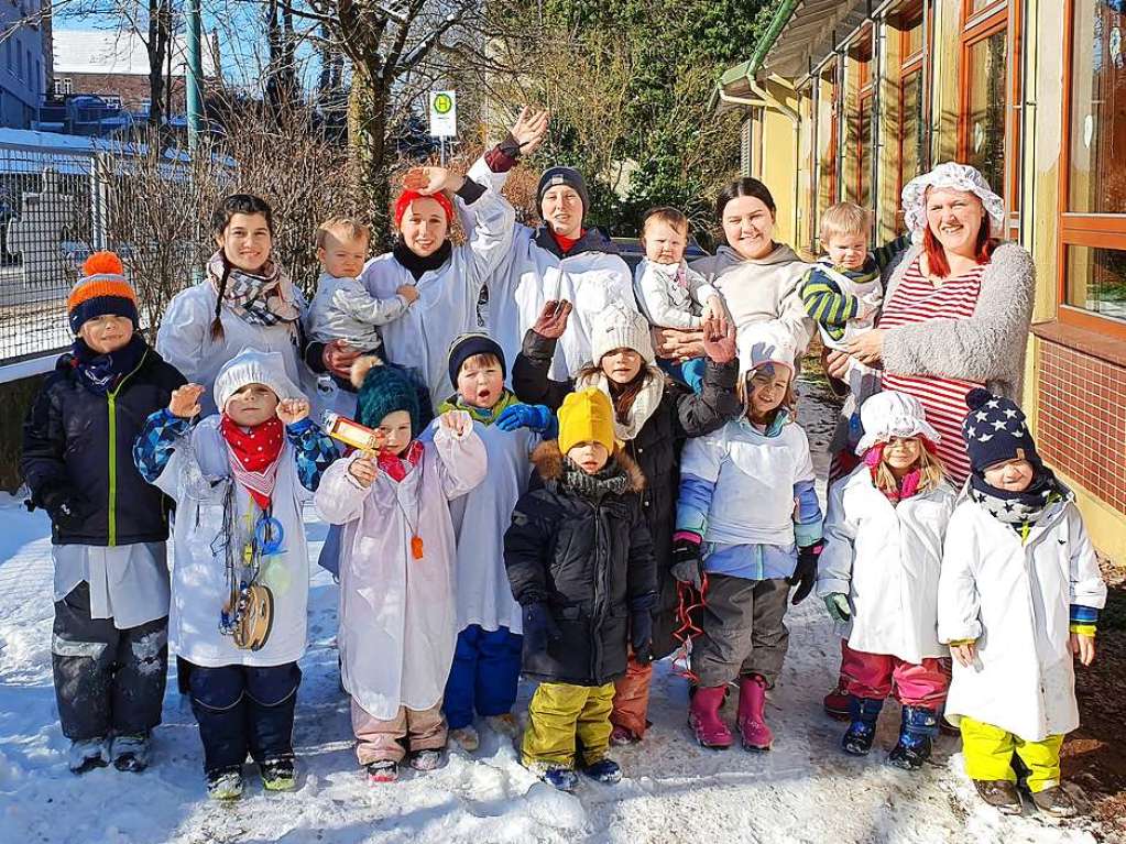 Fasentausflug des Lahrer Kindergartens Schutterflhe