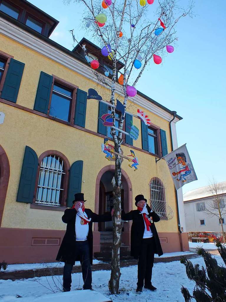 Narrenbaumstellen in Kappel