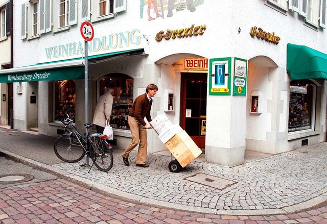 Qualitt statt Massengeschmack &#8211;... Schmidt und die Weinhandlung Drexler   | Foto: Ingo Schneider