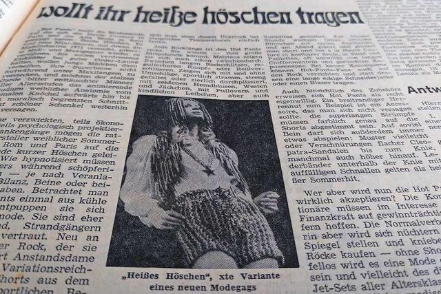 Hotpants und heie Filmszenen beschftigen die Freiburger 1971