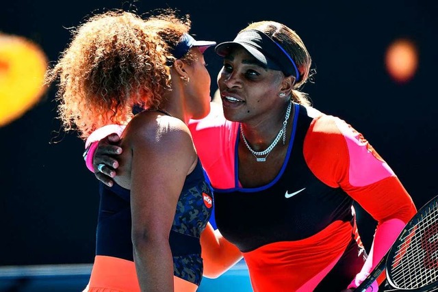 Naomi Osaka und Serena Williams  | Foto: WILLIAM WEST (AFP)