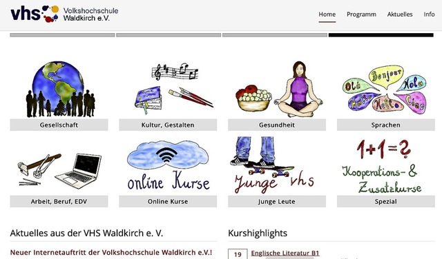 Die Volkshochschule hat eine neue Homepage.   | Foto: Felix Lieschke