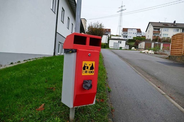 Solche Entsorgungsstationen stehen  vi...ts &#8211;  in Tannenkirch noch nicht.  | Foto: Victoria Langelott