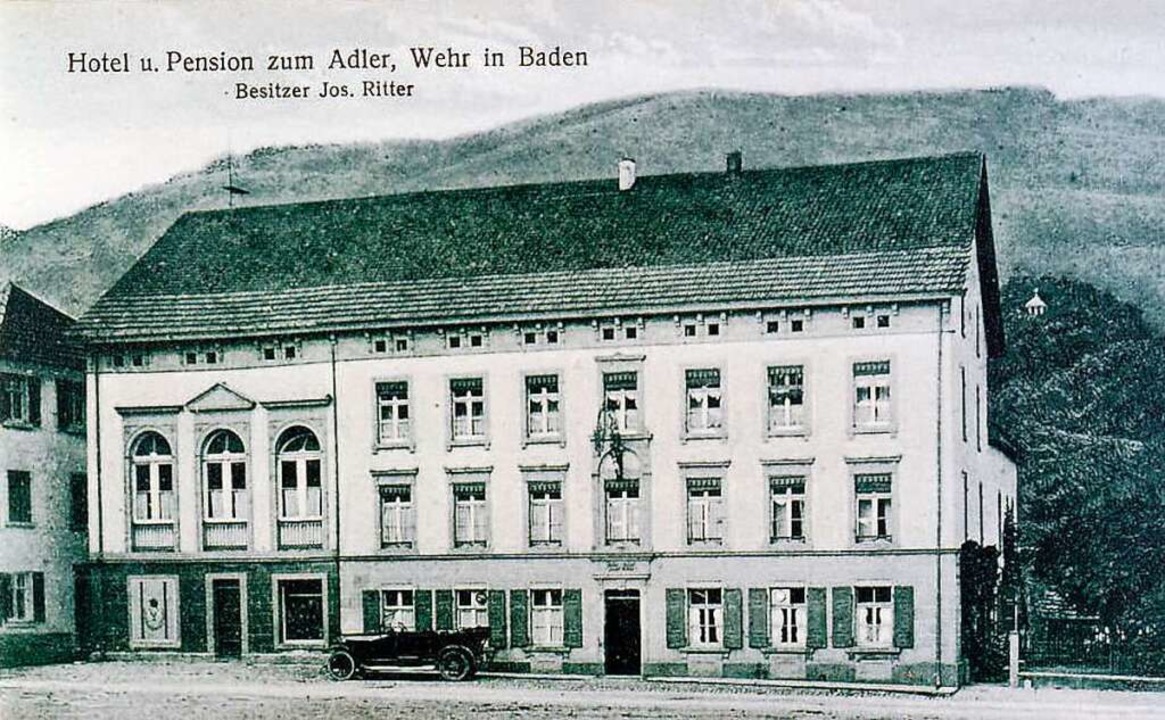Das traditionsreiche Gasthaus Adler ha...isen. Zum Schluss wurde es abgerissen.  | Foto: Ernst Brugger