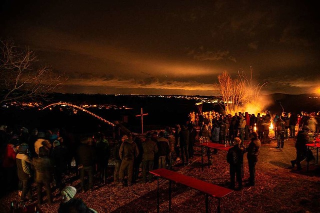 Das Scheibenschlagen &#8211; hier im J...n Ettenheimweiler ein beliebtes Event.  | Foto: Olaf Michel