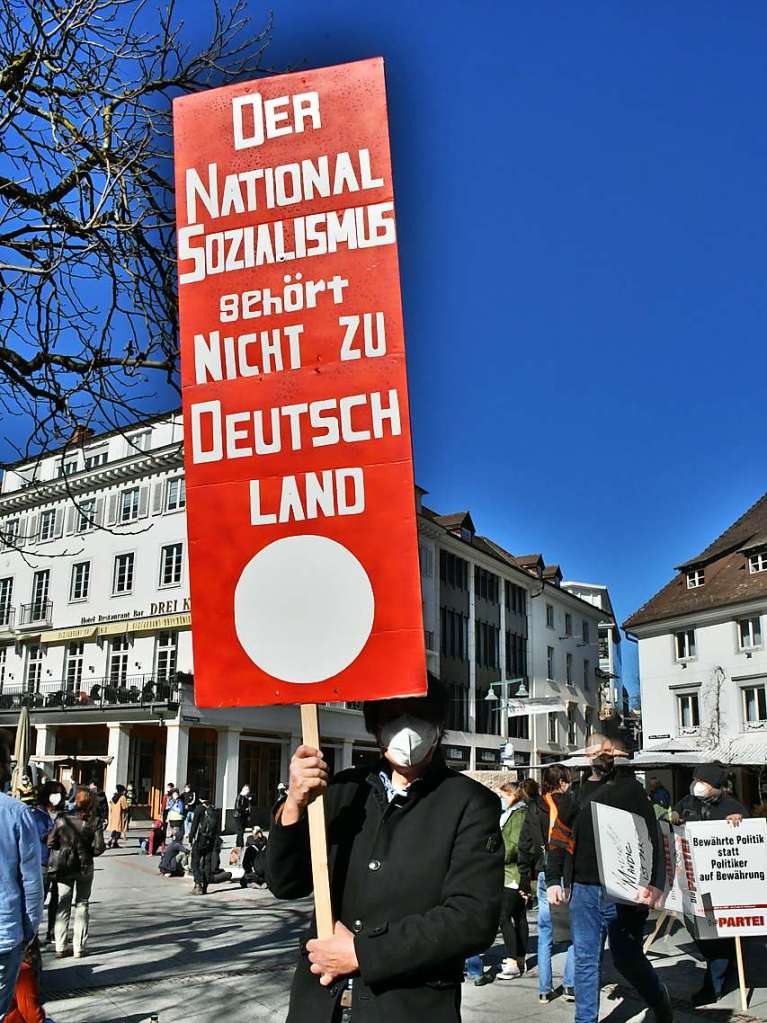 Zwei Demonstrationen fanden am Sonntag in Lrrach statt