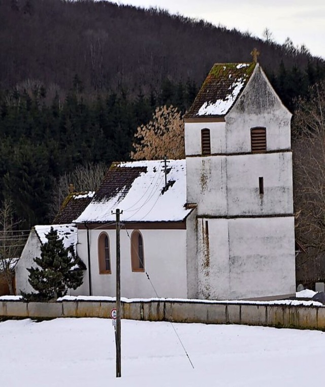 Vor einer Woche lag auf der Kapelle in Nordschwaben noch Schnee.  | Foto: Horatio Gollin