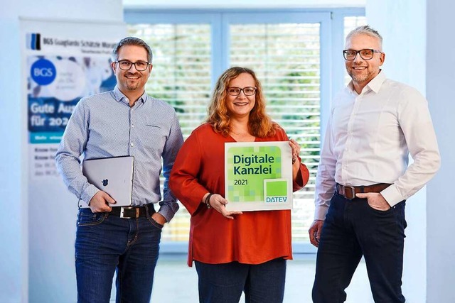 Die BGS Steuerberater Partnerschaftsge...a Guagliardo und Michael Morath (v.l.) | Foto: ROLAND KRIEG FOTODESIGN Die BGS Steuerberater Partnerschaftsge...a Guagliardo und Michael Morath (v.l.) | Foto: ROLAND KRIEG FOTODESIGN