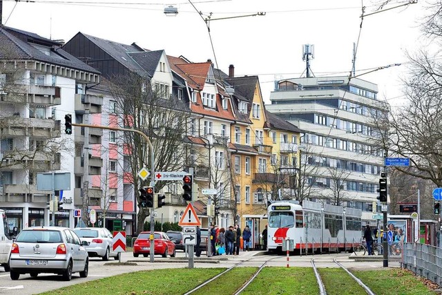 Auf der Straenachse, die in der Nhe ...eifhrt, gilt knftig nachts Tempo 30.  | Foto: Ingo Schneider