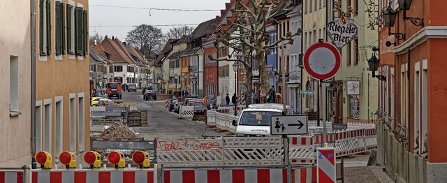 Noch ist die Innenstadt von Kenzingen ...n, beschloss der Technische Ausschuss.  | Foto: Martin Wendel