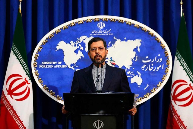Saied Khatibzadeh, Sprecher des iranischen Auenministeriums  | Foto: ATTA KENARE (AFP)