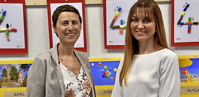 Moni Frankenbach und Bianca Panter sin...ungsteam der Grundschulfrderklassen.   | Foto: privat