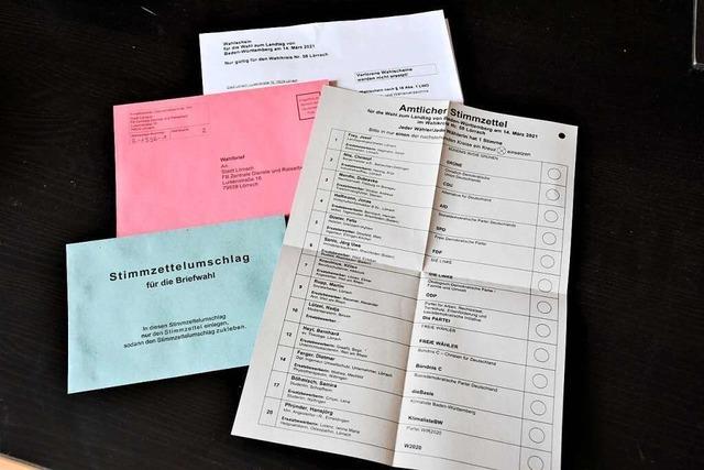 Briefwahl ist fr Kandidaten im Wahlkreis Lrrach eine sichere Alternative