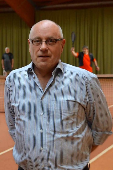 Als sich die Tennis-Enthusiasten noch ...weiter Vorsitzender des TC Rheinfelden  | Foto: Horatio Gollin