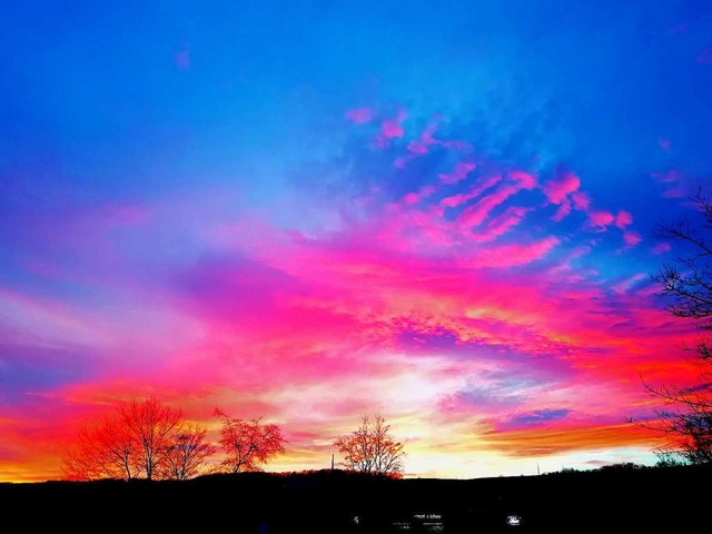 Abendhimmel am Tllinger  | Foto: Roswitha Rhein