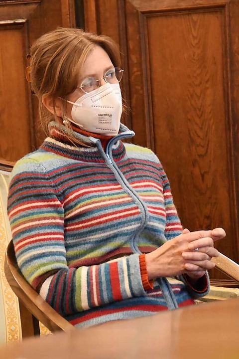 Regina Weinrich gehrt zu den Initiato...ns gegen das Baugebiet Ngelesee Nord.  | Foto: Sebastian Heilemann