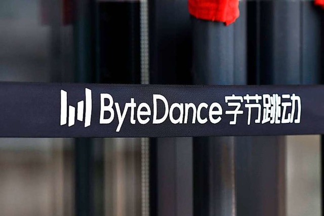 Auf der  Suche nach politisch sensiblen Inhalten: Die Pekinger Firma Byte Dance  | Foto: GREG BAKER (AFP)
