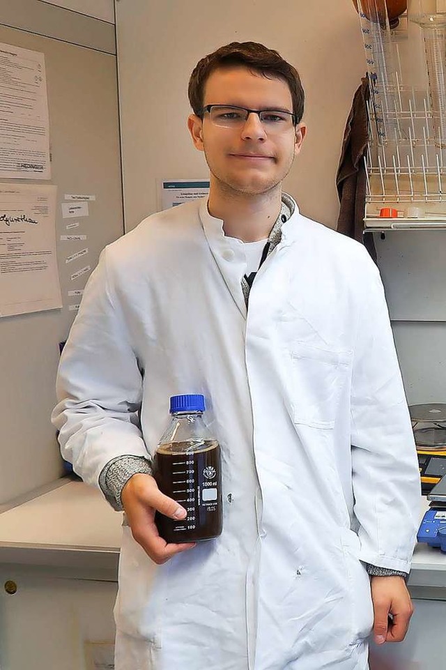 Niclas Dehler, der bei &quot;Jugend fo...und studiert im 1. Semester Pharmazie.  | Foto: Privat
