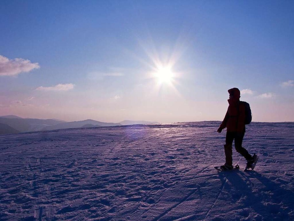 Das Herzogenhorn als Eiswüste: Schnees...en dem Schnee beim Flüstern zuhören.    | Foto: Birgit-Cathrin Duval