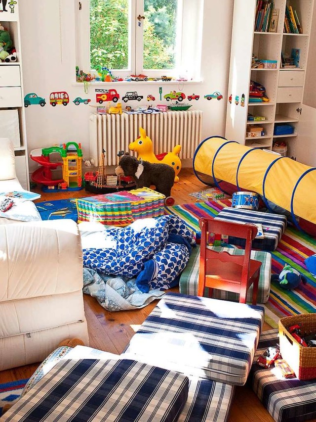 Ordentlich unter Druck: Mit Kindern verbreitet sich das Chaos schnell berall  | Foto: Mascha Brichta (dpa)