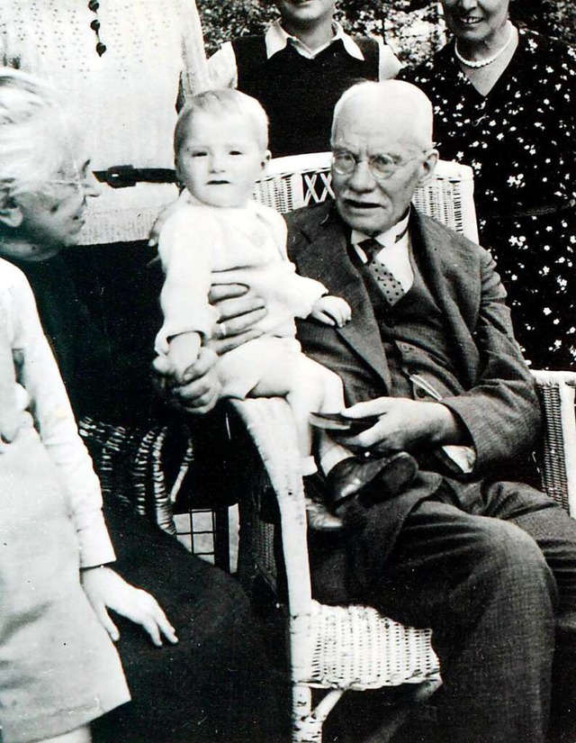 Constantin (rechts) mit Enkel Hermann Frese  | Foto: Privat