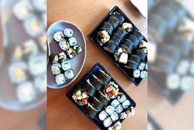 Sushi kann man auch einfach selber rollen
