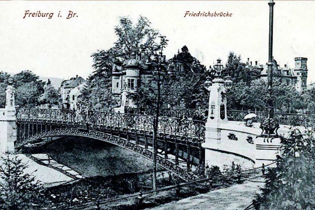 Auch die historische Friedrichsbrücke,...cke in Verlängerung der Bahnhofsachse.  | Foto: privat
