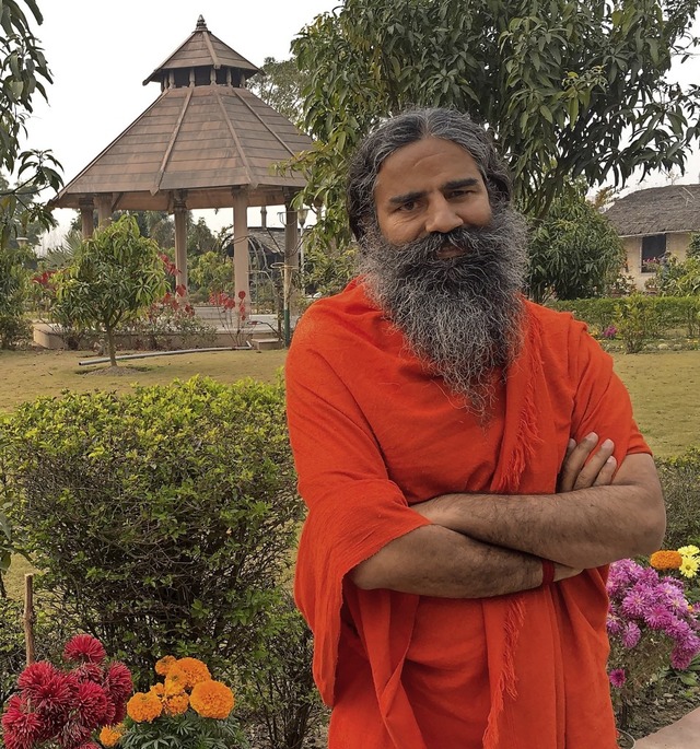 Hat eine Vision fr die Hindus des Lan...und fr sein Unternehmen: Baba Ramdev   | Foto: Danielea Schrder