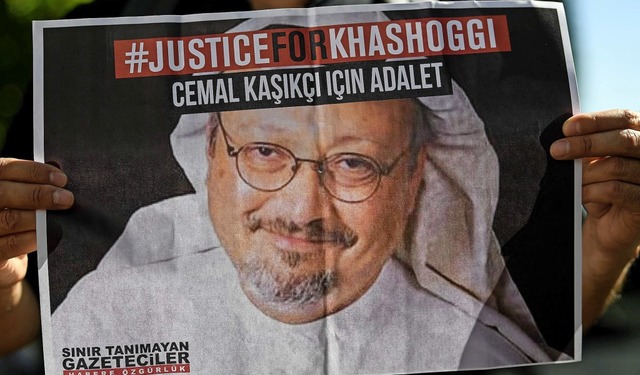 Der Journalist Jamal Khashoggi war  im...onsultat in Istanbul  ermordet worden.  | Foto: OZAN KOSE (AFP)