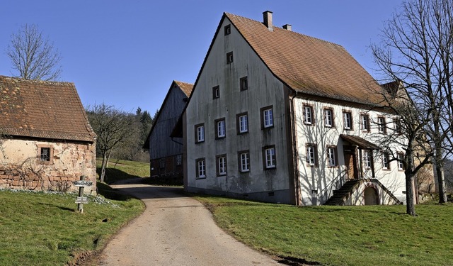 Der gemeindeeigene, historische Giesinhof in Sexau soll verkauft werden.  | Foto: Benedikt Sommer