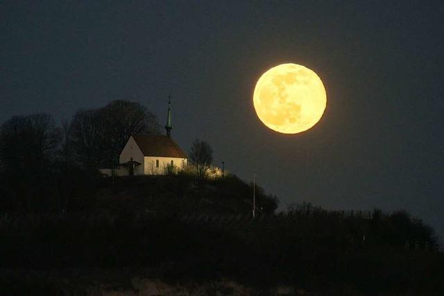 So nah an Munzingen wie am Samstag ist der Mond selten