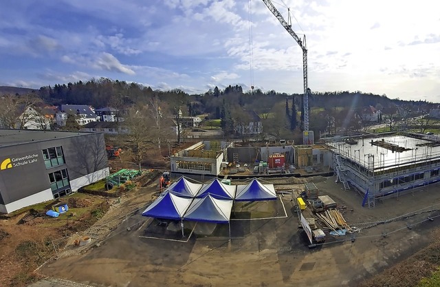 Alles luft wie geplant beim Ersatzneubau der  Westendschule.   | Foto: Harry Wilhelm, Bro IFP