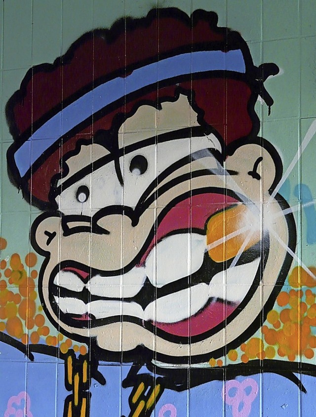 Graffito aus einer Aktion des Jugendbros  | Foto: Jugendbro
