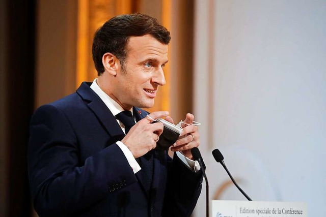 Emmanuel Macron, Prsident von Frankreich,  | Foto: Benoit Tessier (dpa)
