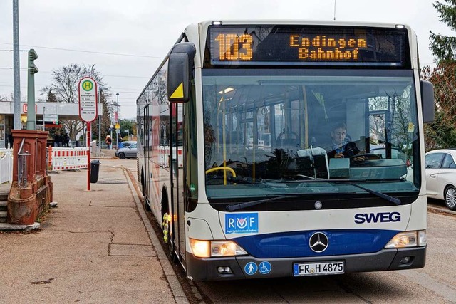 Die Buslinie 103 ist ein wichtiger Bau... Nahverkehr am nrdlichen Kaiserstuhl.  | Foto: Martin Wendel