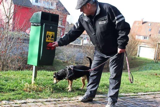 Wer fr die Hundekot-Eimer in Kandern spendet, bekommt keine Spendenbescheinigung