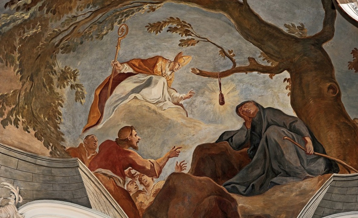 Fridolin Wunder unter dem Baum Bad Säckingen Badische Zeitung