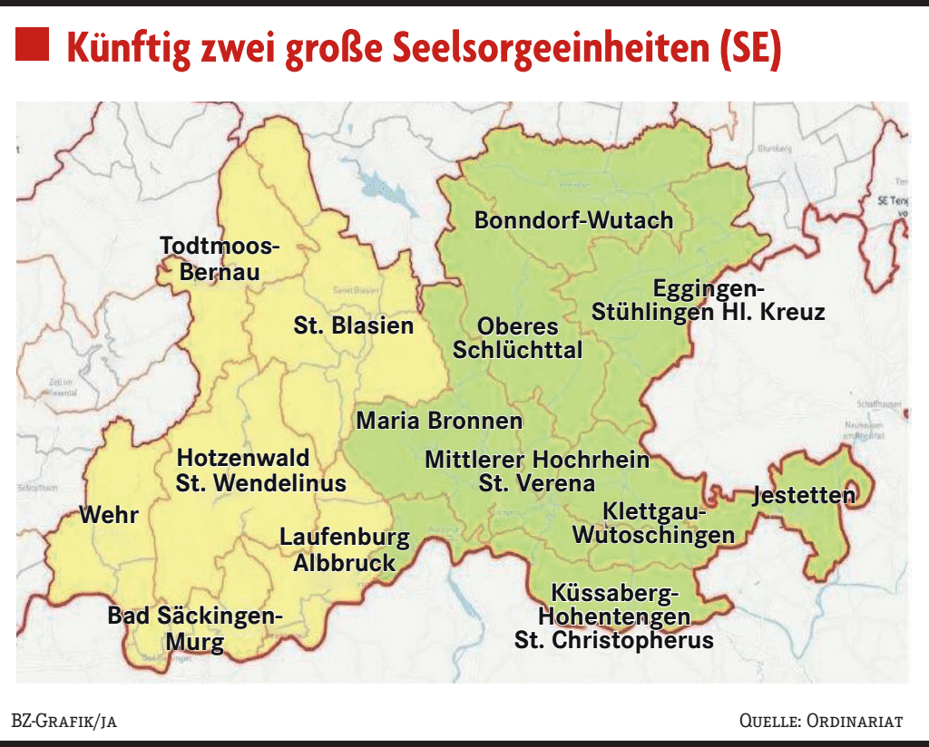 Zwei katholische Pfarreien im Landkreis Waldshut - Waldshut-Tiengen